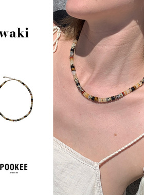 waki里斯本日落项链原创
