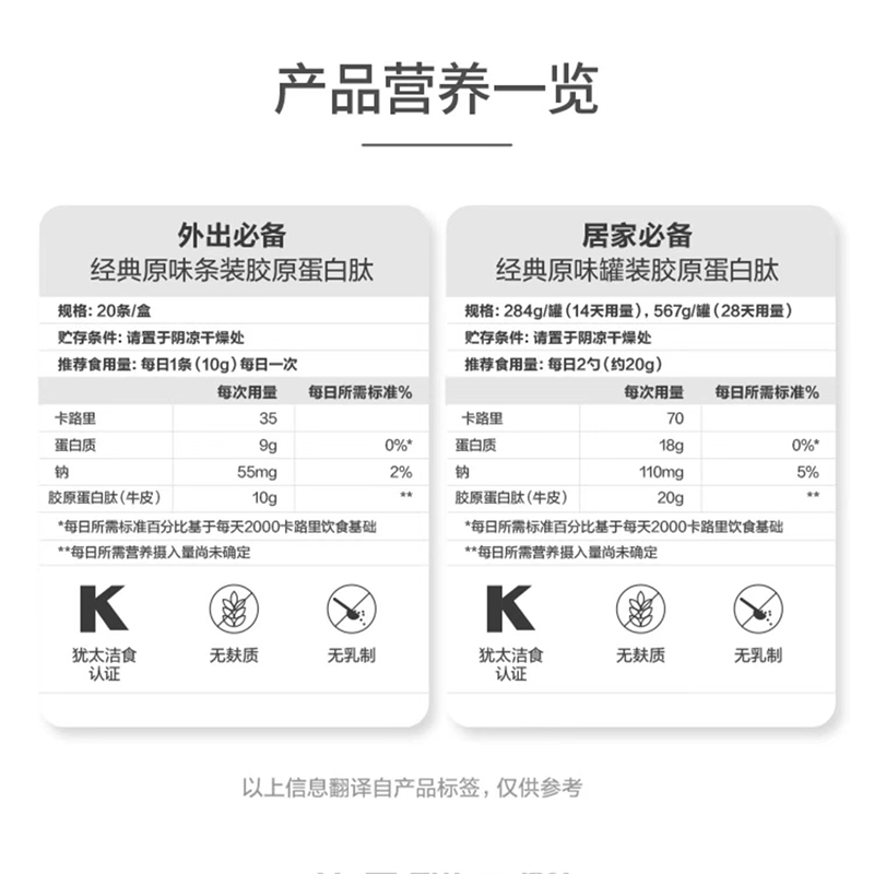雀巢VitalProteins雀巢膠原蛋白肽粉小分子進口牛膠精華284g美國_VitalProteins保健品海外旗艦店_保健食品_膳食營養補充食品