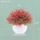 Simulated flowers, simulated green plants, fake flower bonsai, living room ornaments, desk ornaments, desk decoration, entrance hall, wine cabinet accessories