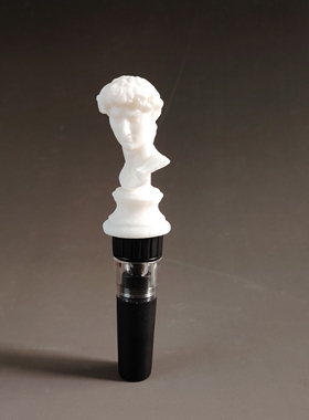 创意欧式雕塑思想者红酒瓶塞子