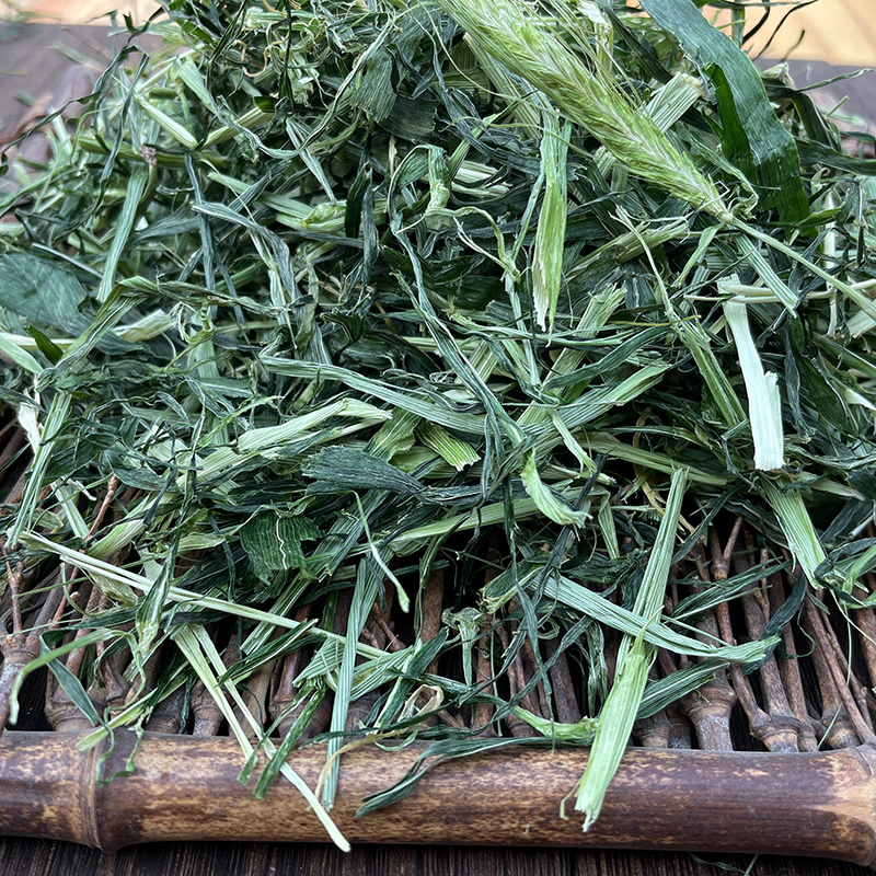 炫料兔子饲料牧草干草天然烘干大麦草草料幼兔龙猫荷兰猪麦草干草 - 图1