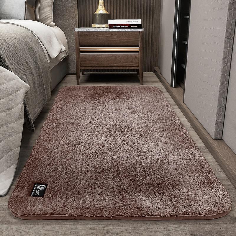 Bathroom shower room bedroom bathroom absorbent floor mat bay window carpet bedside can be solid color