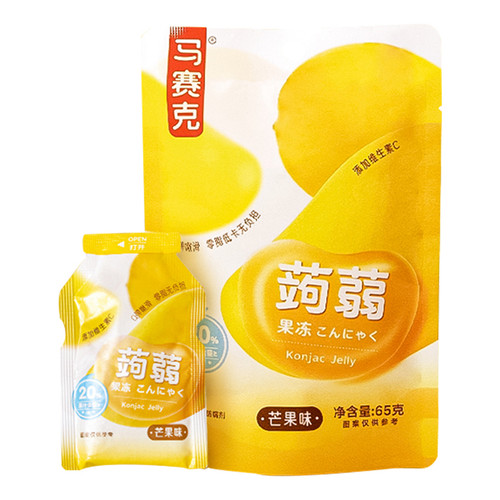 马赛克蒟蒻果冻0脂肪日式吸吸魔芋零食果冻爽水果味零脂追剧零食 - 图3