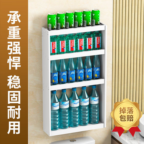 卫生间墙上置物架壁挂式免打孔多层防水转角架简约浴室架子收纳架 - 图2