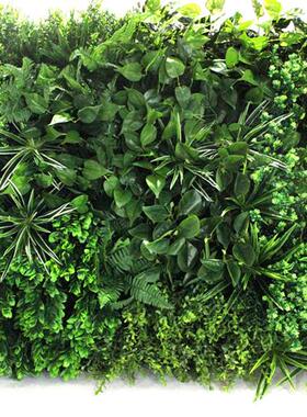 仿真植物墙人造绿植墙室内背景墙塑料草坪门头店招形象墙墙面装饰