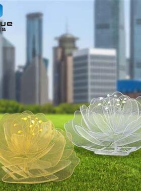 户外园林景观不锈钢铁艺蒲公英花朵雕塑小区楼盘草坪商场装饰摆件