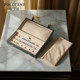 POLOFEST genuine leather sheepskin ring storage box light luxury high-end gemstone colored treasure diamond jewelry loose diamond storage box