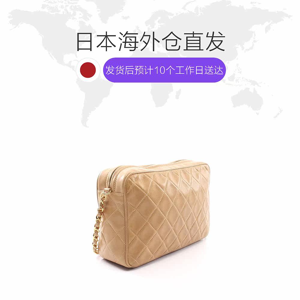 日本直邮中古chanel香奈儿[b]肩包 日本中古直购女士包袋