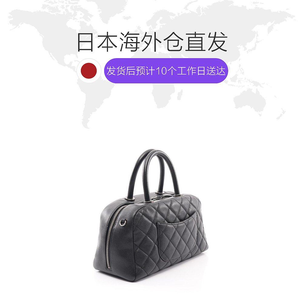 日本直邮中古chanel香奈儿波士顿包 日本中古直购女士包袋