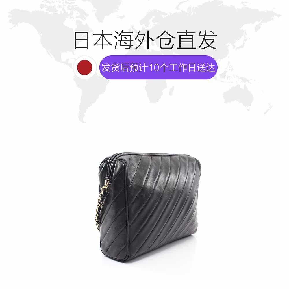 日本直邮中古chanel香奈儿[b]肩包 日本中古直购女士包袋