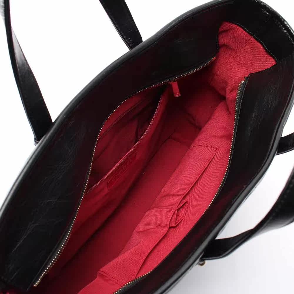 日本直邮中古chanel香奈儿拼托特包 日本中古直购女士包袋