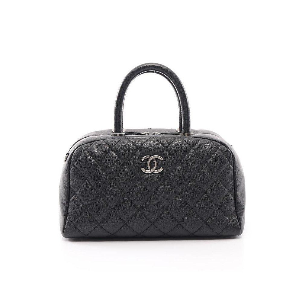 日本直邮中古chanel香奈儿波士顿包 日本中古直购女士包袋