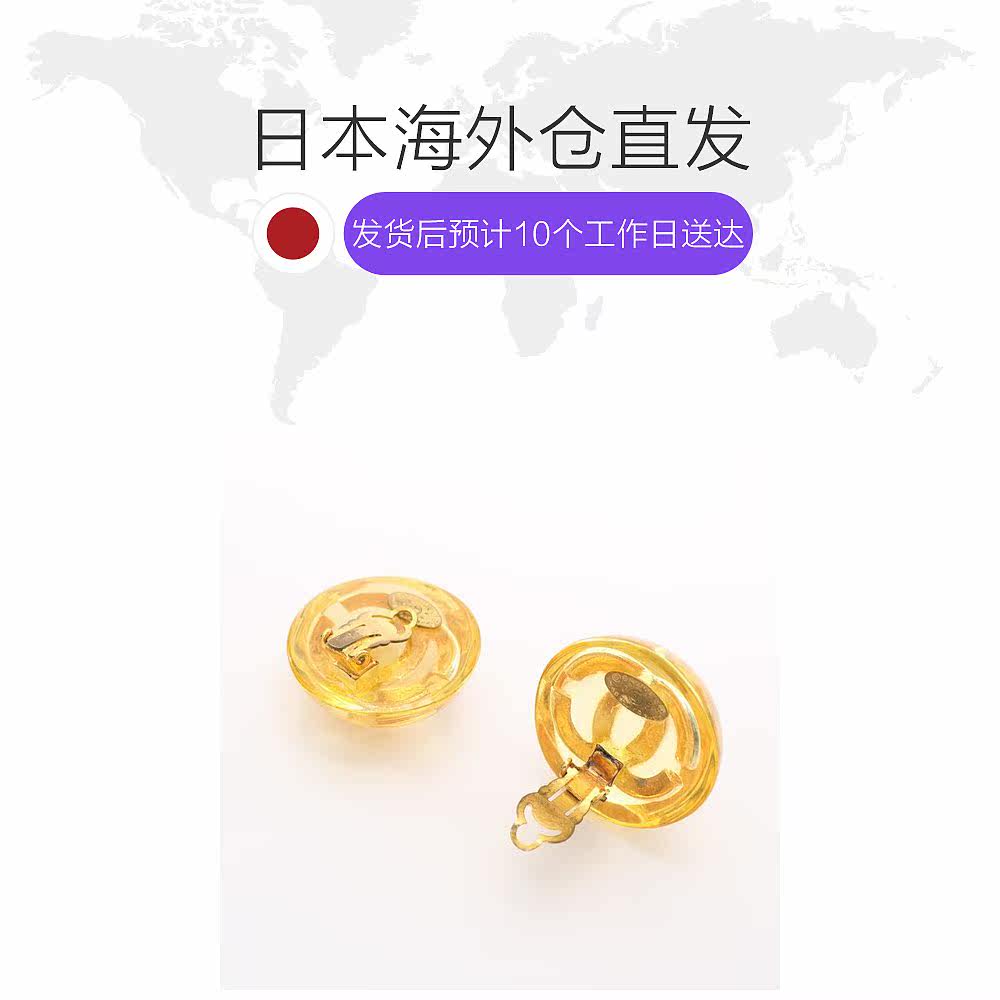 日本直邮中古chanel香奈儿[b]耳环 日本中古直购耳环