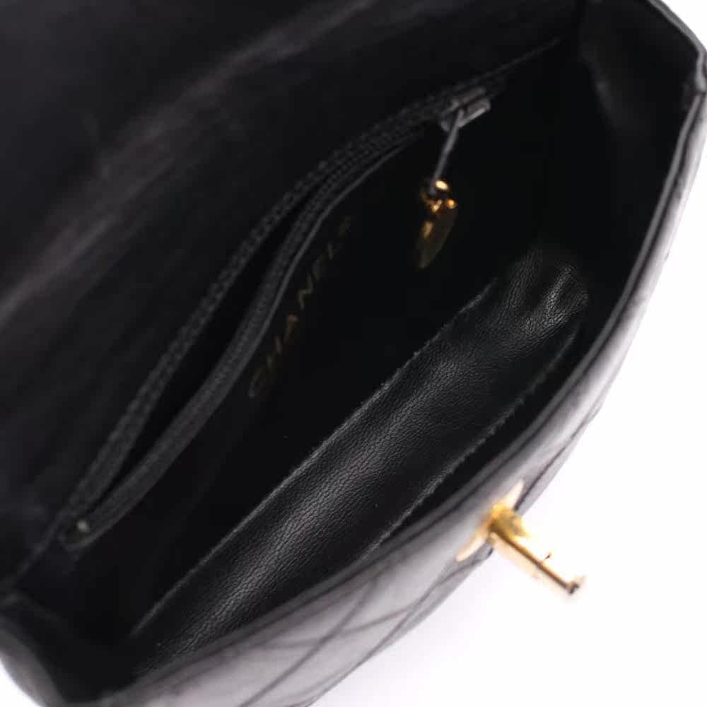 日本直邮中古chanel香奈儿[b]转锁 日本中古直购女士包袋