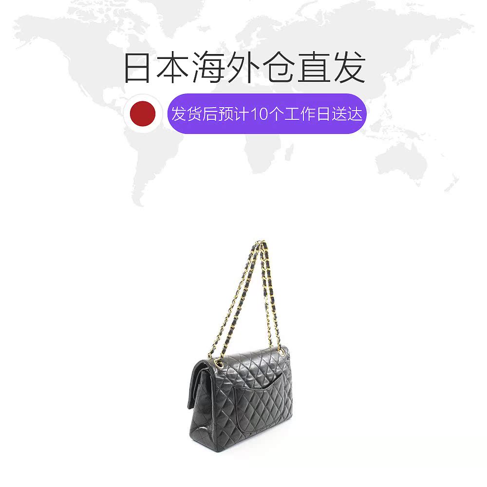 日本直邮中古chanel香奈儿[b]肩包 日本中古直购女士包袋