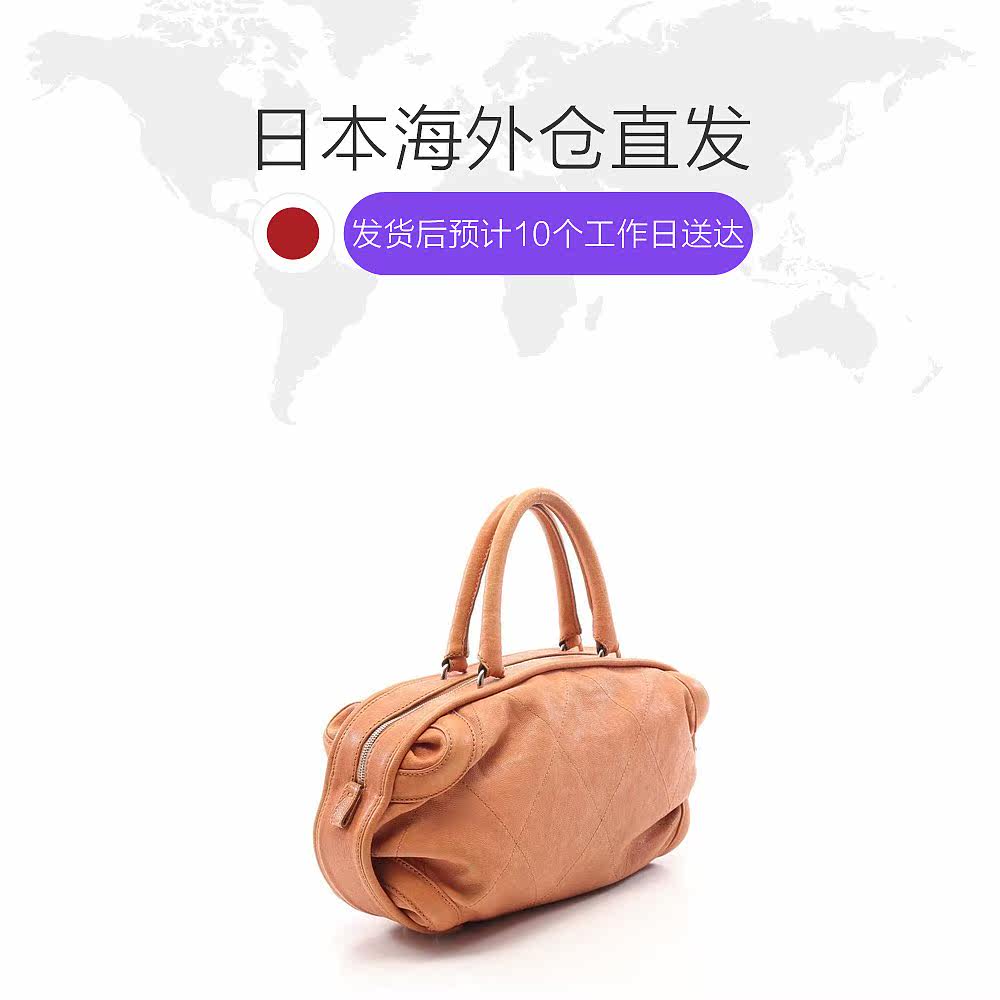 日本直邮中古chanel香奈儿波士顿包 日本中古直购女士包袋