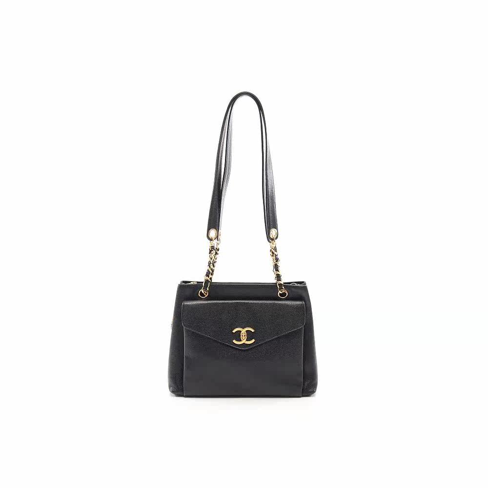 日本直邮中古chanel香奈儿[b]转锁 日本中古直购女士包袋