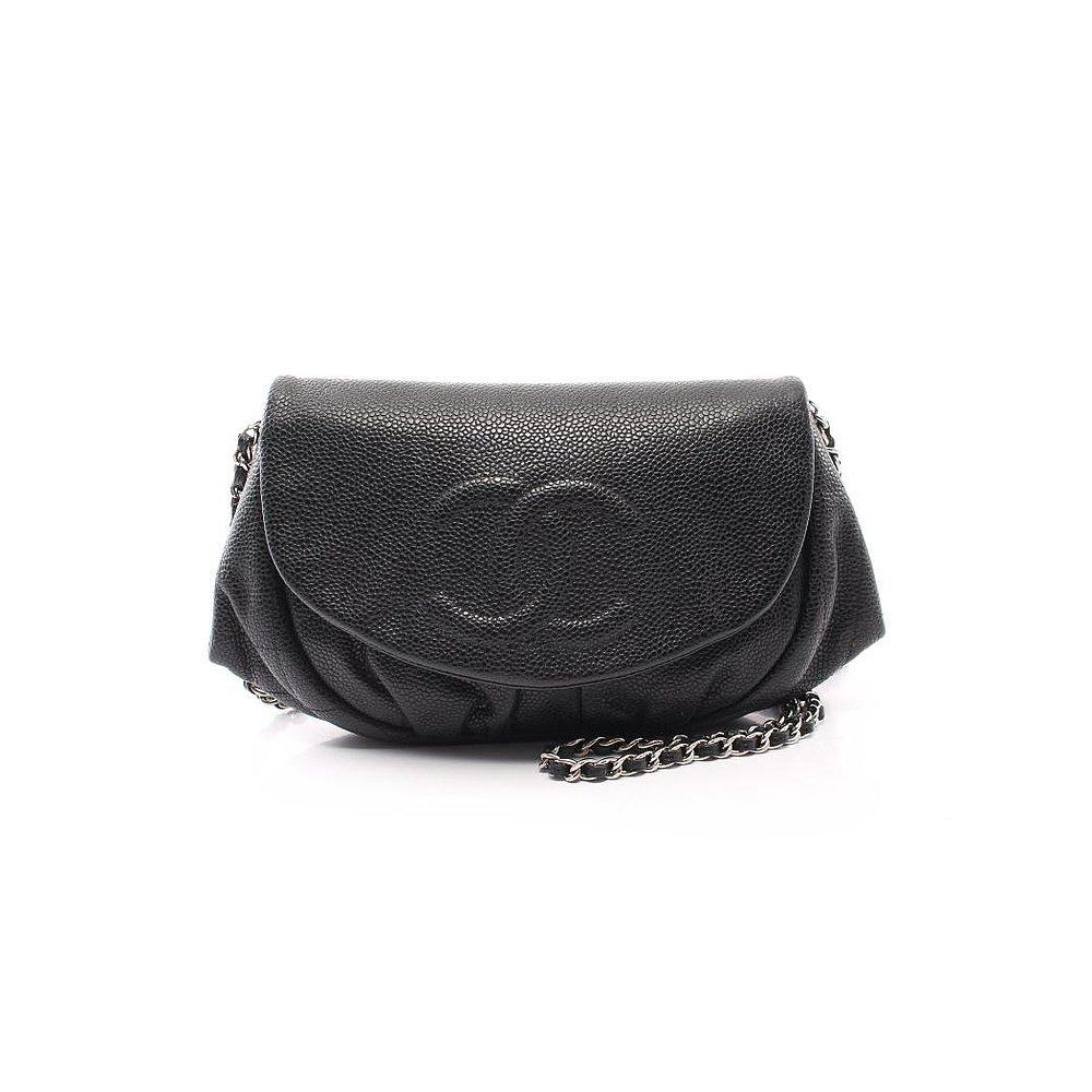 日本直邮中古chanel香奈儿[b]标志 日本中古直购女士包袋