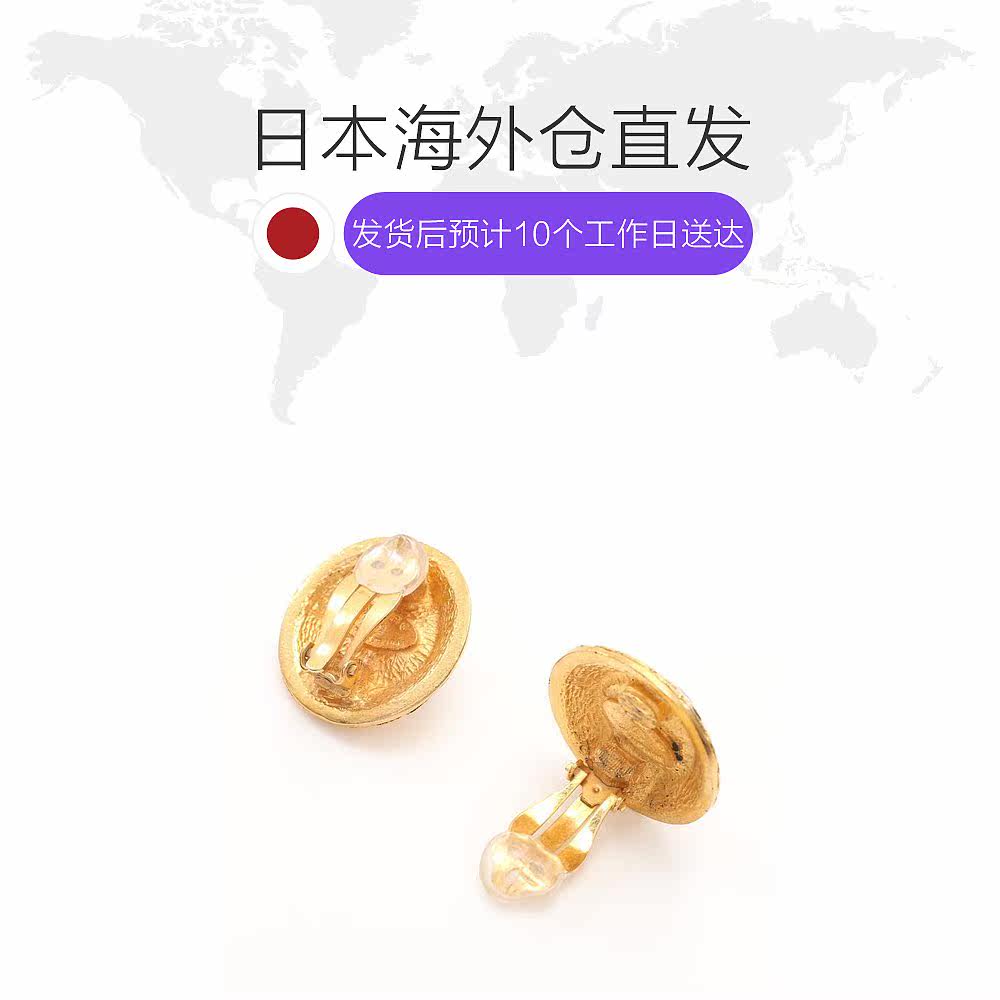 日本直邮中古chanel香奈儿[b]9.0 日本中古直购耳环
