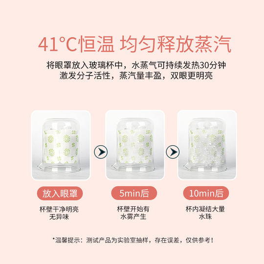 Lutein steam eye mask relieves eye fatigue