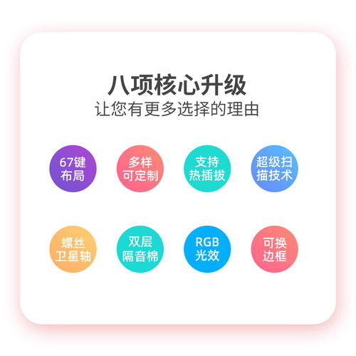 XTRFY K5V2机械键盘电竞游戏专用客制化cherry樱桃快银轴CSGO电脑 - 图1