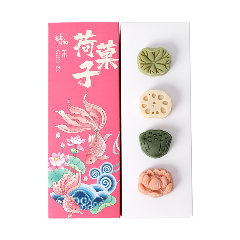 百年同和江南点心院荷花酥饼绿豆糕点送礼盒苏州伴手礼下午茶零食 - 图3