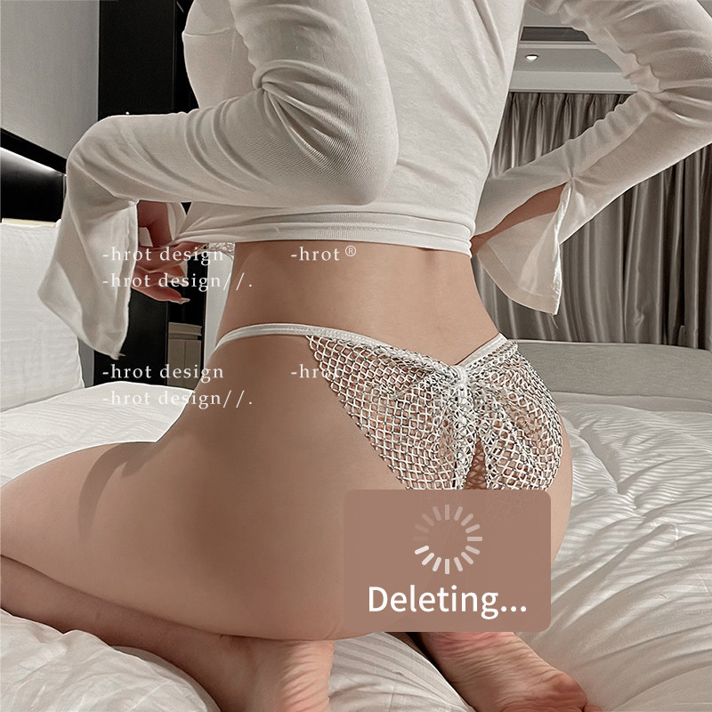 情欲PP*性感蕾丝情调T字少女内裤女2025新款低腰无痕三角镂空短裤,淘宝优惠券,粉丝福利购,淘宝优惠卷