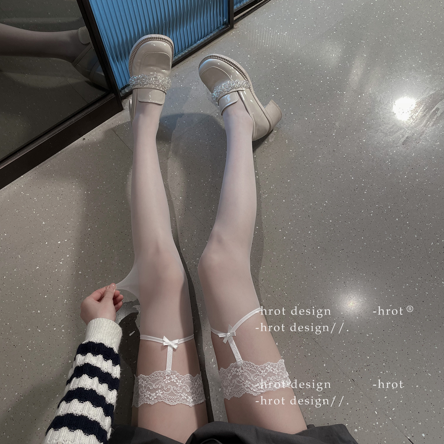 蕾丝高级感过膝长高筒袜情调禁欲系大腿根黑丝白色性感美腿丝袜女,淘宝优惠券,粉丝福利购,淘宝优惠卷