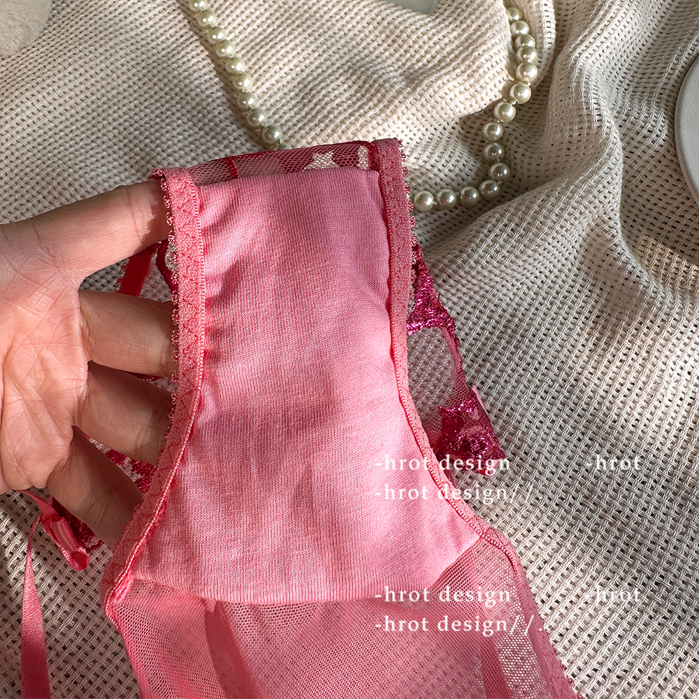 蝴蝶之恋*纯欲美式蕾丝女士红色内裤女2025新款性感低腰三角短裤,淘宝优惠券,粉丝福利购,淘宝优惠卷