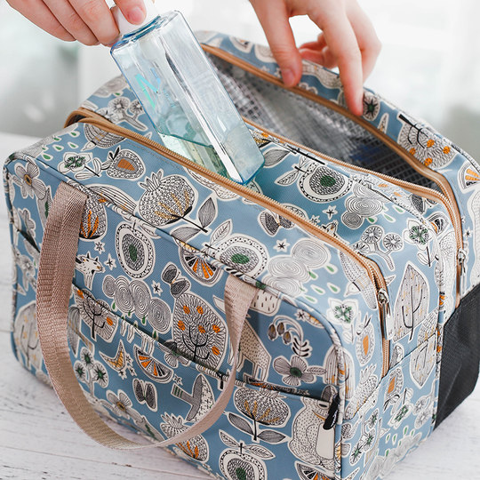 干湿分离洗漱包防水洗浴兜浴包女洗澡袋子旅行收纳健身出差男手提