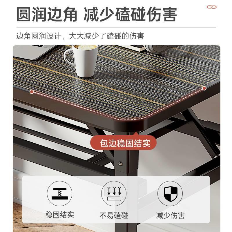 可折桌叠电桌脑台式书用办公桌50505卧室小桌子简易学习写字桌家 - 图0