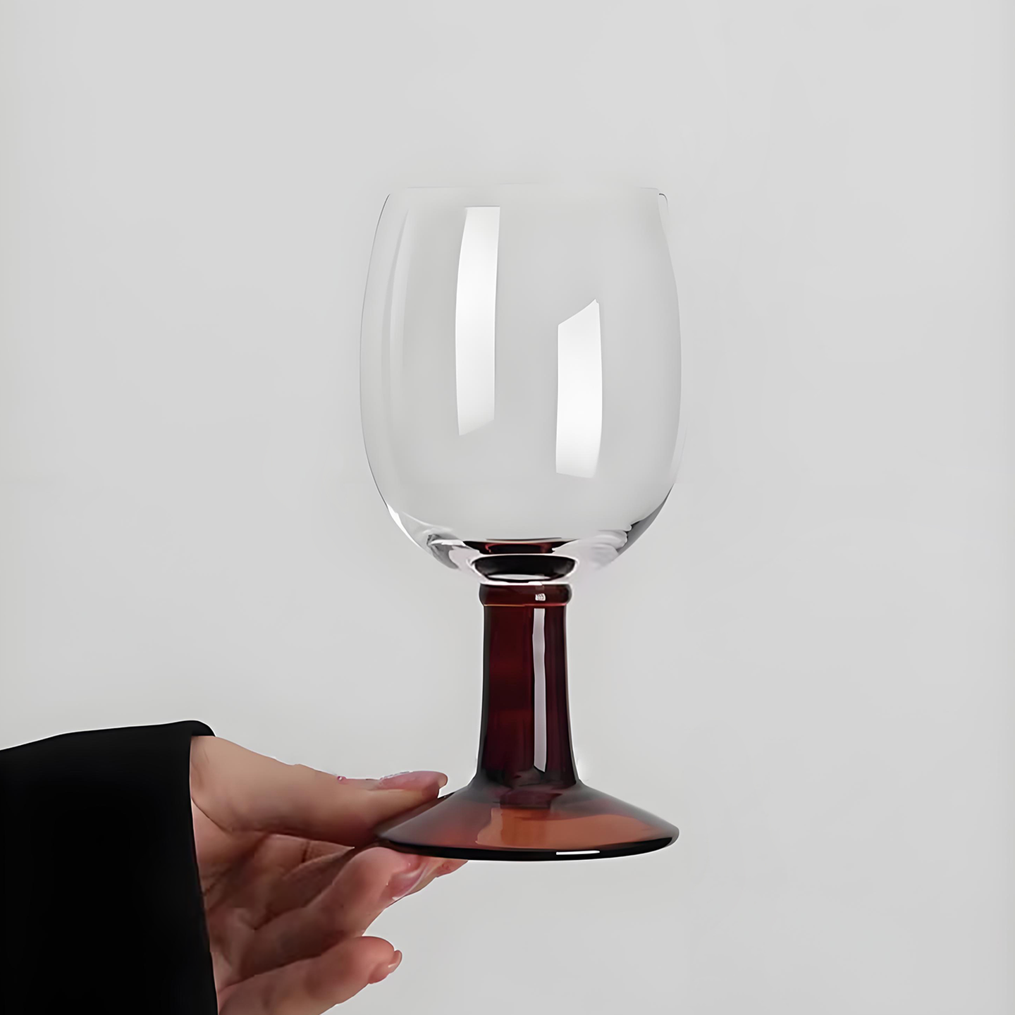 MOLALUNA.Wonderful.酒具法式红酒杯中古琥珀色高脚玻璃杯 | 珊妙,淘宝优惠券,粉丝福利购,淘宝优惠卷