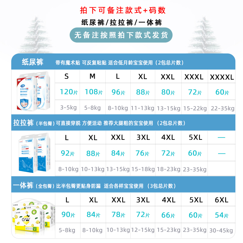 贝诗龙一体裤拉拉裤6XXXXXXL大码超薄透气XXXL男宝宝女婴儿童大码 - 图0