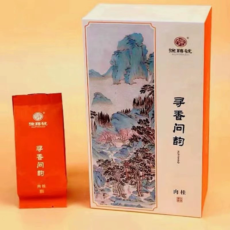 徐聘号寻香问韵 肉桂乌龙茶荔枝木炭焙浓香型武夷岩茶叶125克/1盒 - 图2