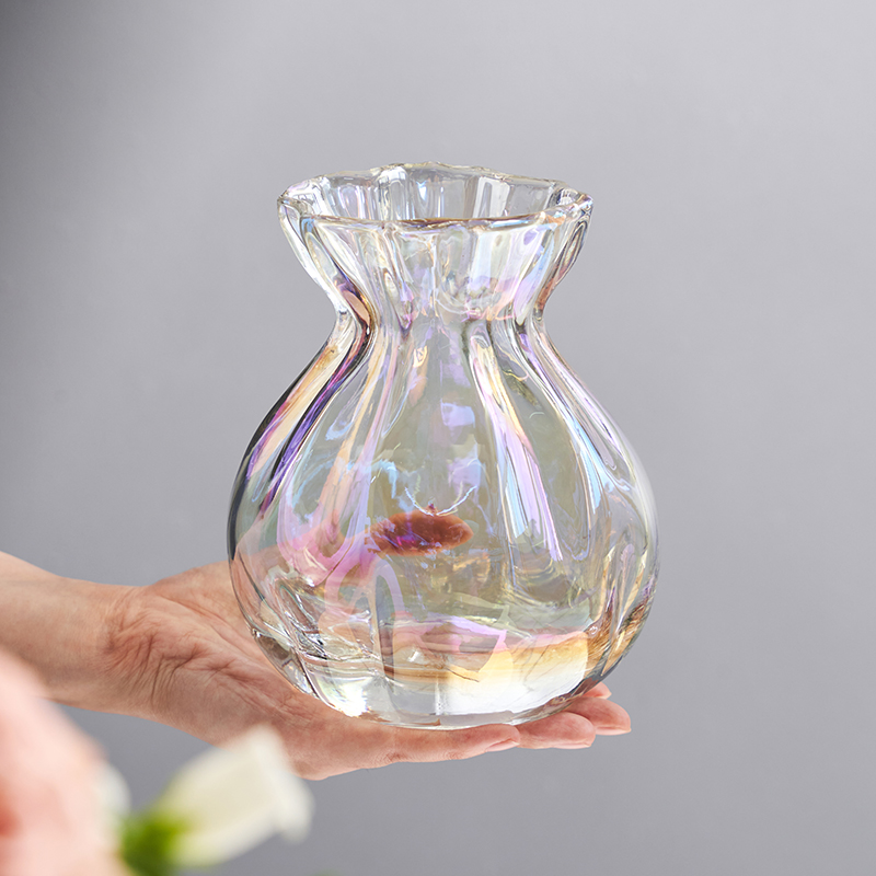 北欧网红ins风创意玻璃花瓶摆件透明水养水培插花客厅餐桌高级感,淘宝优惠券,粉丝福利购,淘宝优惠卷
