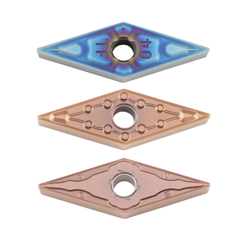 淬火钢高硬不锈钢VNMG160404-MS/MA VNMG160408-TF/-SM菱形车刀片 - 图3