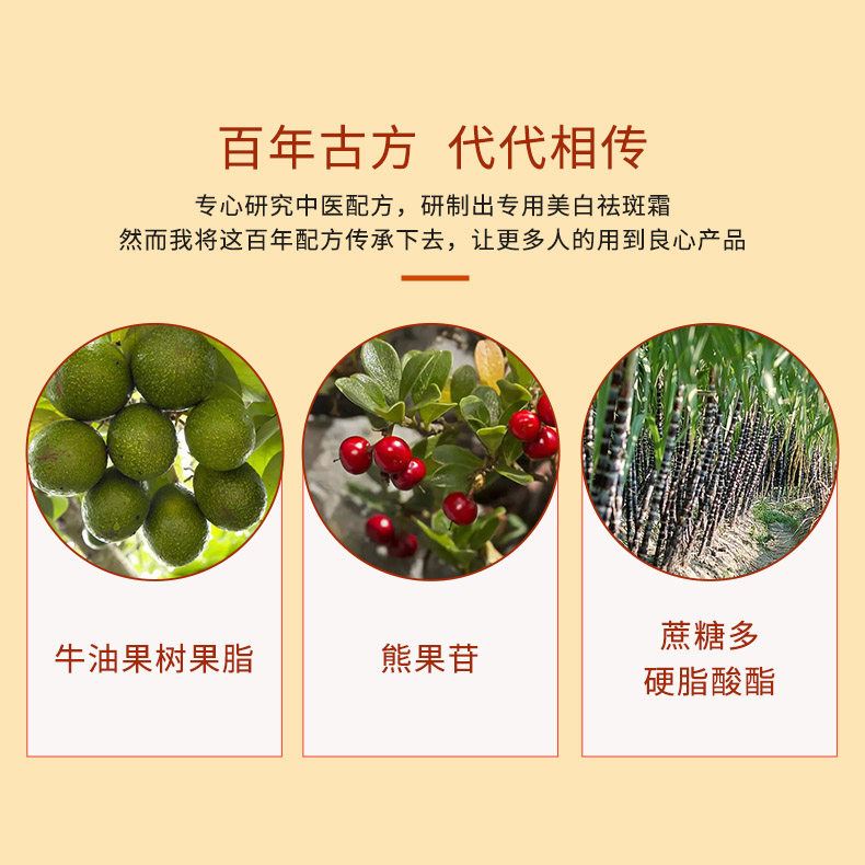 同仁堂祛斑霜熊果苷美白保湿烟酰胺 云牧容乳液/面霜