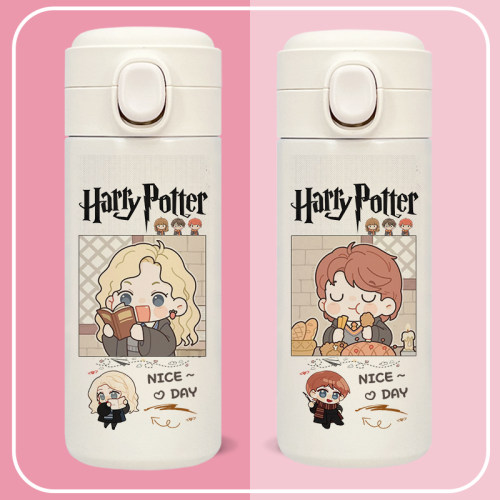 哈利周边波特联名格兰芬多斯莱特林魔法学院中学生保温水杯子 - 图0