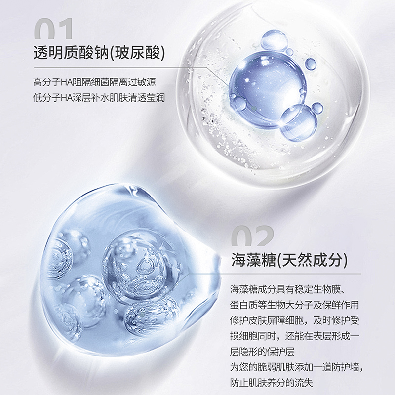加倍美透明质酸医用凝胶皮肤修护敷料补水保湿医美术后敏肌冷敷液
