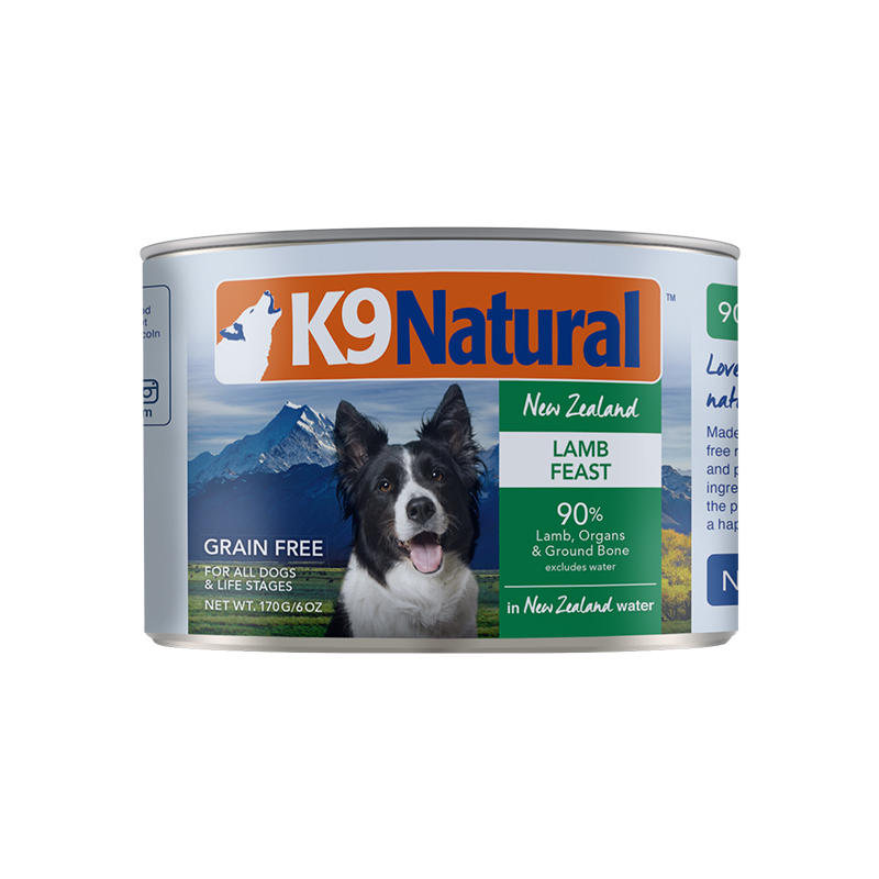 K9Natural新西兰进口全价狗主食罐头狗粮犬无谷营养湿粮拌饭增肥