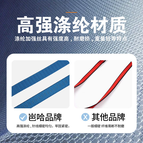 BARHAR岜哈 锚点扁带 连接安全保护带救援登山攀岩探洞绳套耐磨 - 图2