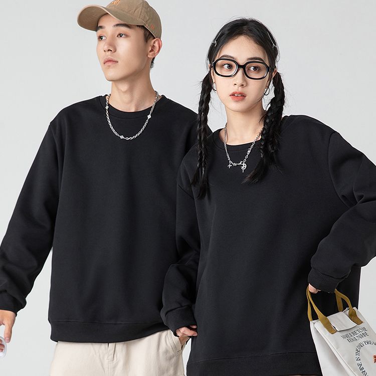 任素汐2025音乐节同款双色长条圆领卫衣粉丝应援男女潮流加绒保暖 - 图0