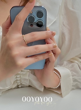 OOYOYOO女设计小众细款戒指简约