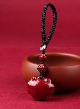 朱砂新款全新吉祥如意包挂吊坠女项链男女手机链钥匙扣护身符挂件