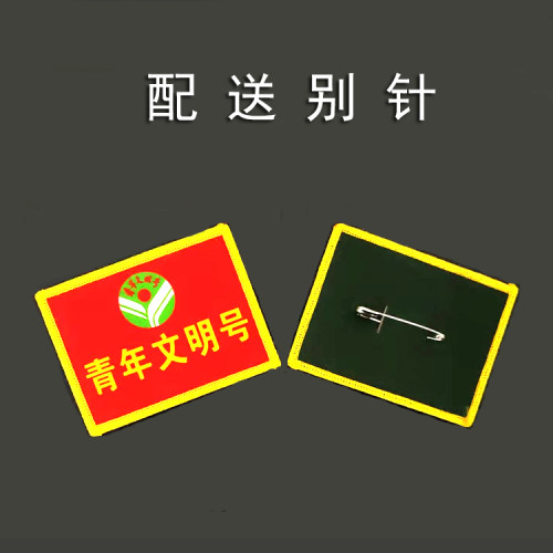 订做魔术贴青年文明号臂章争创巾帼文明岗袖章党员新锋队织唛定制 - 图2