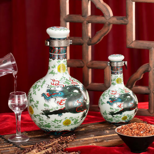牛栏山珍品30青龙礼盒装北京二锅头清香型白酒46/53度高档纯粮酒 - 图0