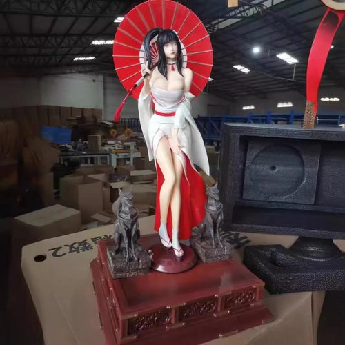 现货 火影忍者 和服雏田 手办模玩 女雕GK和服精品桌搭摆件雕像 - 图2