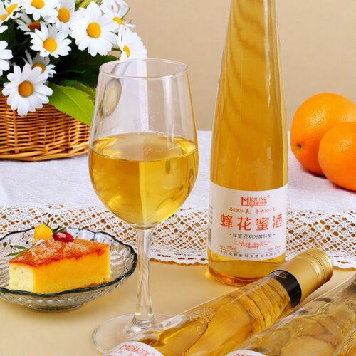 蜜司令蜂蜜酒发酵酒6度高颜值女士甜型微醺果酒375ml*2瓶装礼盒装 - 图1