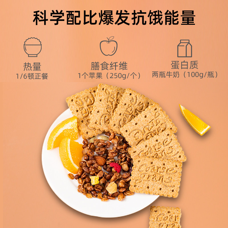 低gi饱腹糖精孕妇脂魔芋压缩全饼干 优谷说营养（消化）饼干