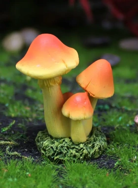 仿真蘑菇摆件苔藓微景观